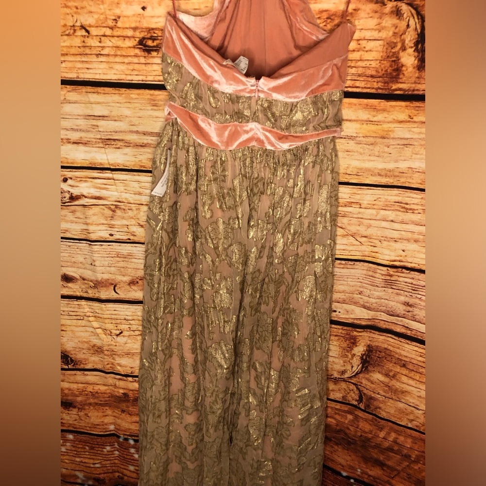 Jacquard Halter Gown - Picture 12 of 16